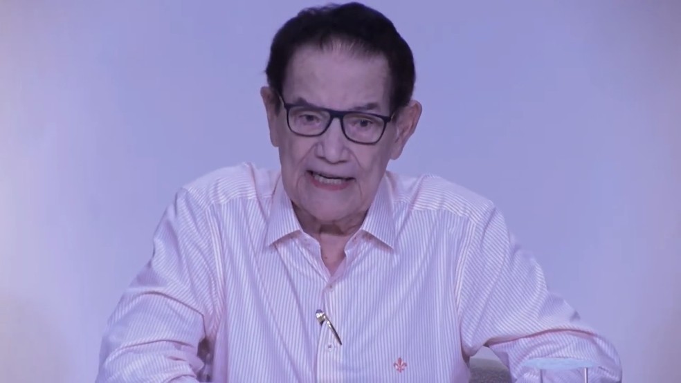 Em novembro de 2024, Divaldo Franco passou nove dias internado no Hospital São Rafael por conta dos desconfortos urinários — Foto: Mansão do Caminho